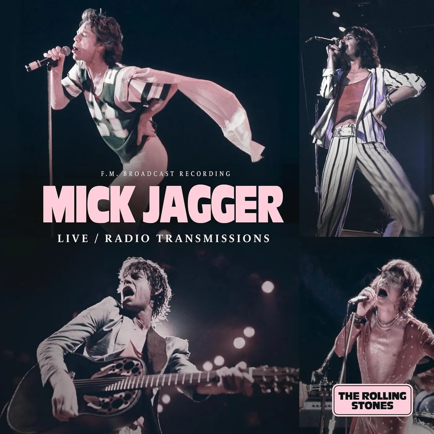 Mick Jagger LP - Live / Radio Transmissions (Pink Vinyl)