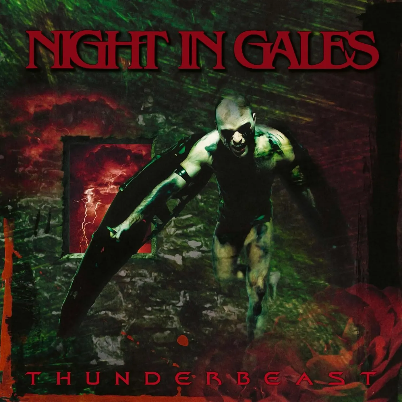 Night In Gales This Ending LP - Crowned In Blood (Marbled White/Black) (Vinyl)