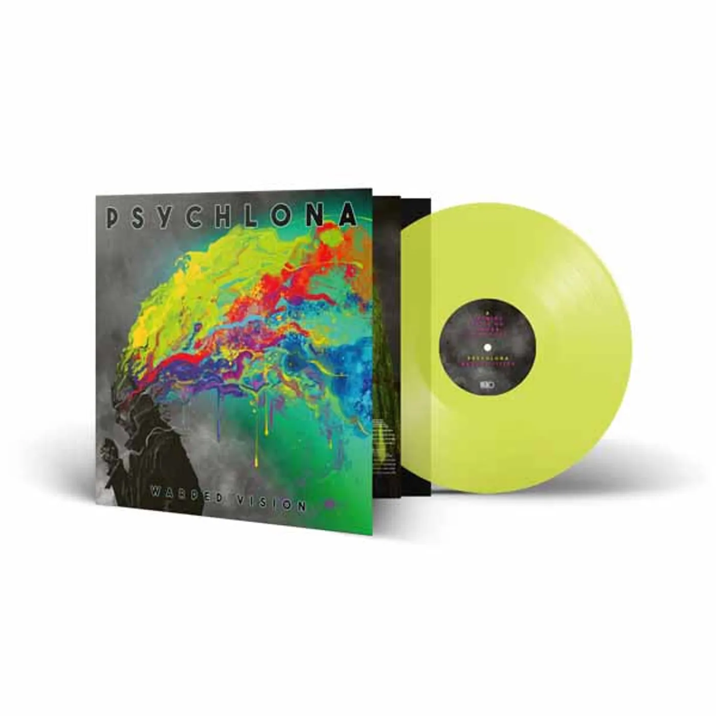 Psychlona LP - Warped Vision (Neon Yellow Vinyl)
