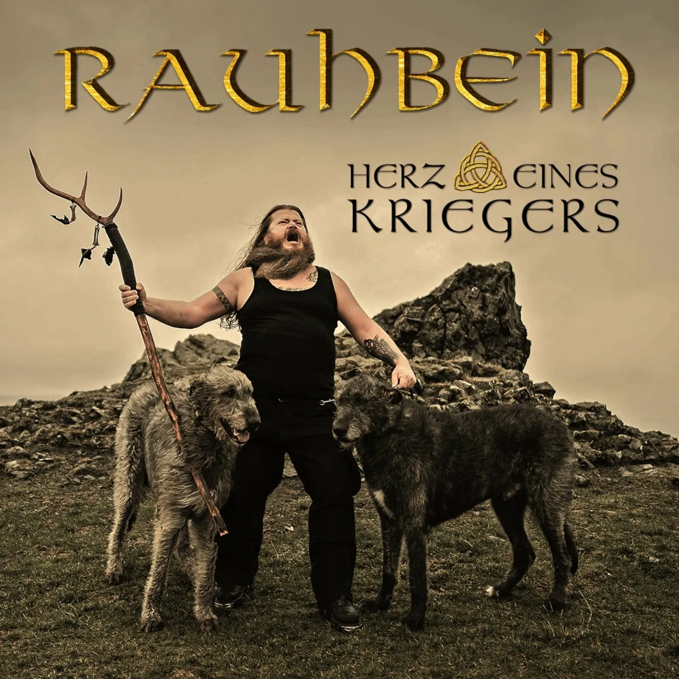 Rauhbein LP - Herz Eines Kriegers (Clear Splatter Vinyl)
