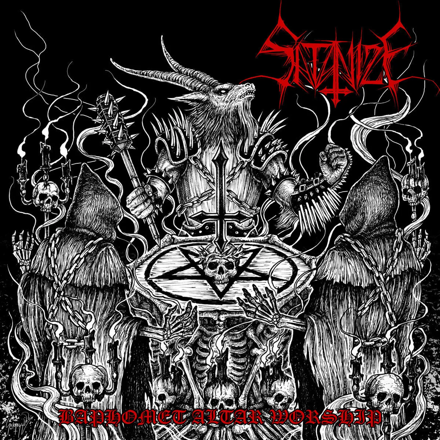 Satanize LP - Baphomet Altar Worship (Vinyl)