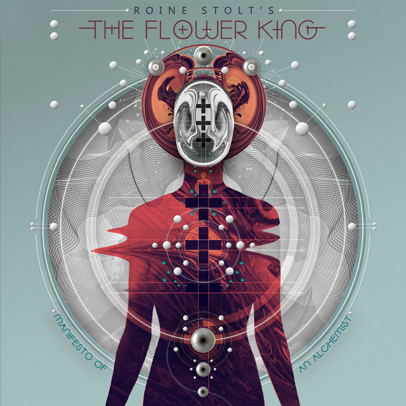 Roine Stolt'S The Flower King LP - Manifesto Of An Alchemist (Red/Black Vinyl)