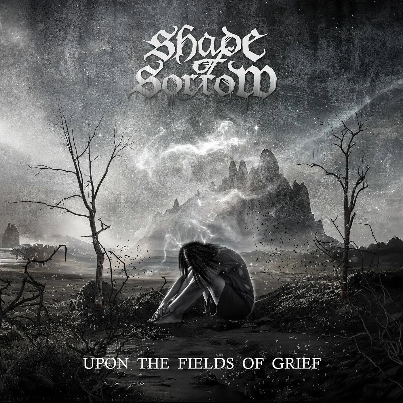 Shade Of Sorrow LP - Upon The Fields Of Grief (Onyx Marble Vinyl)