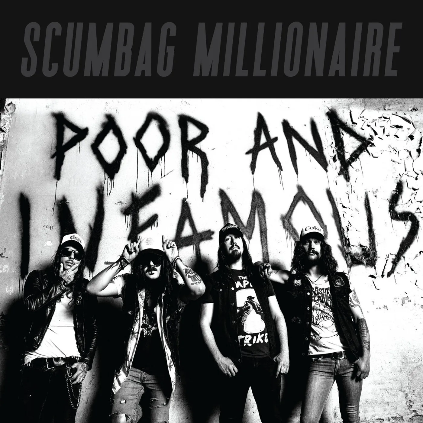Scumbag Millionaire LP - Poor And Infamous (Magenta Vinyl)