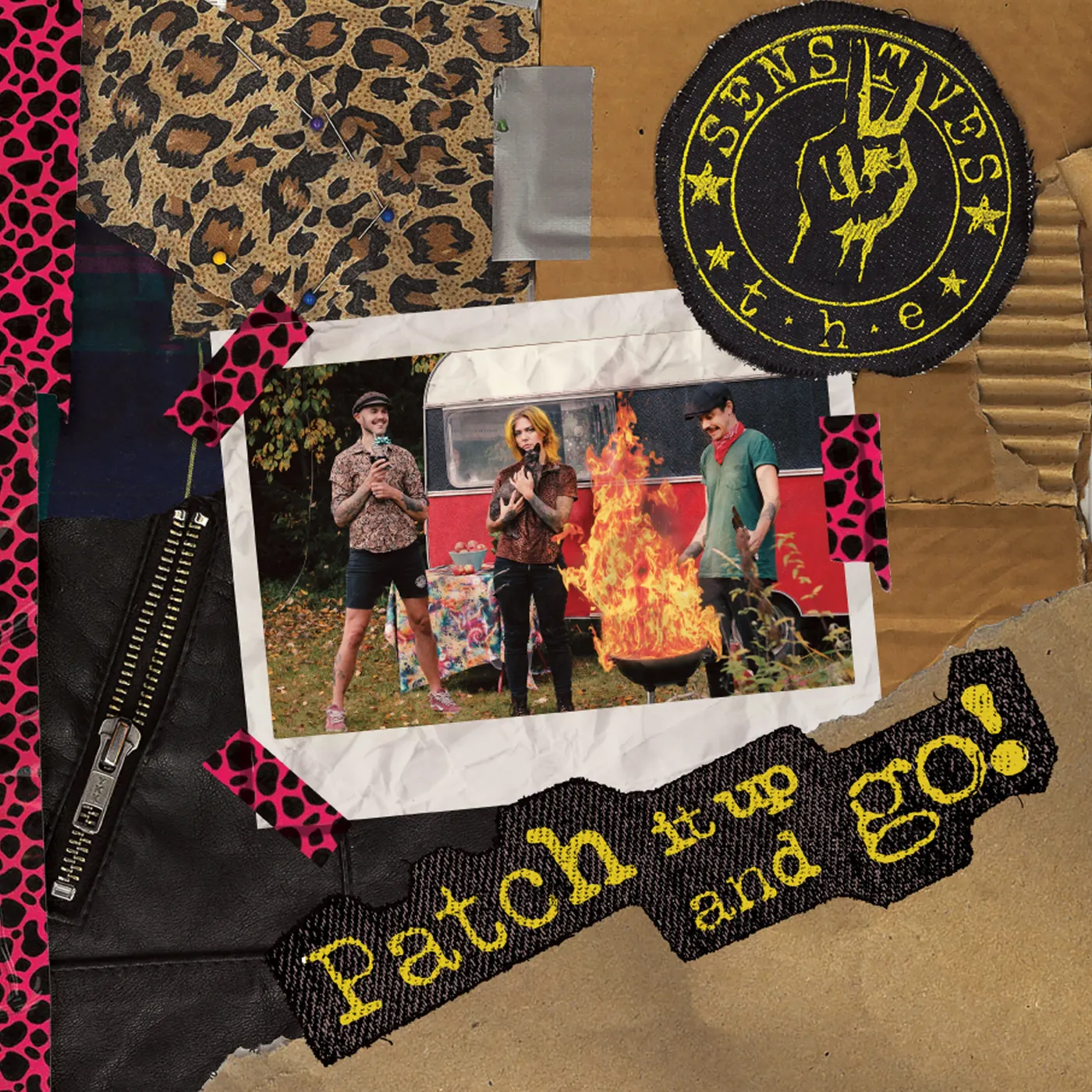 Sensitives, The LP - Patch It Up And Go (Ltd. Yellow/Black Marble Vinyl)
