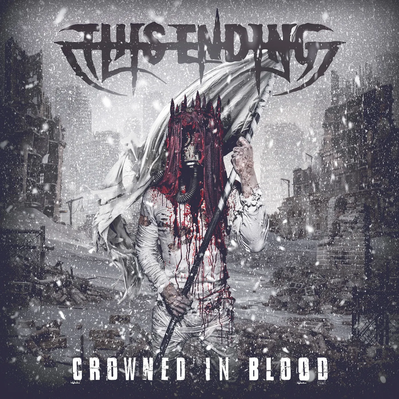 This Ending LP - Crowned In Blood (Marbled White/Black) (Vinyl)