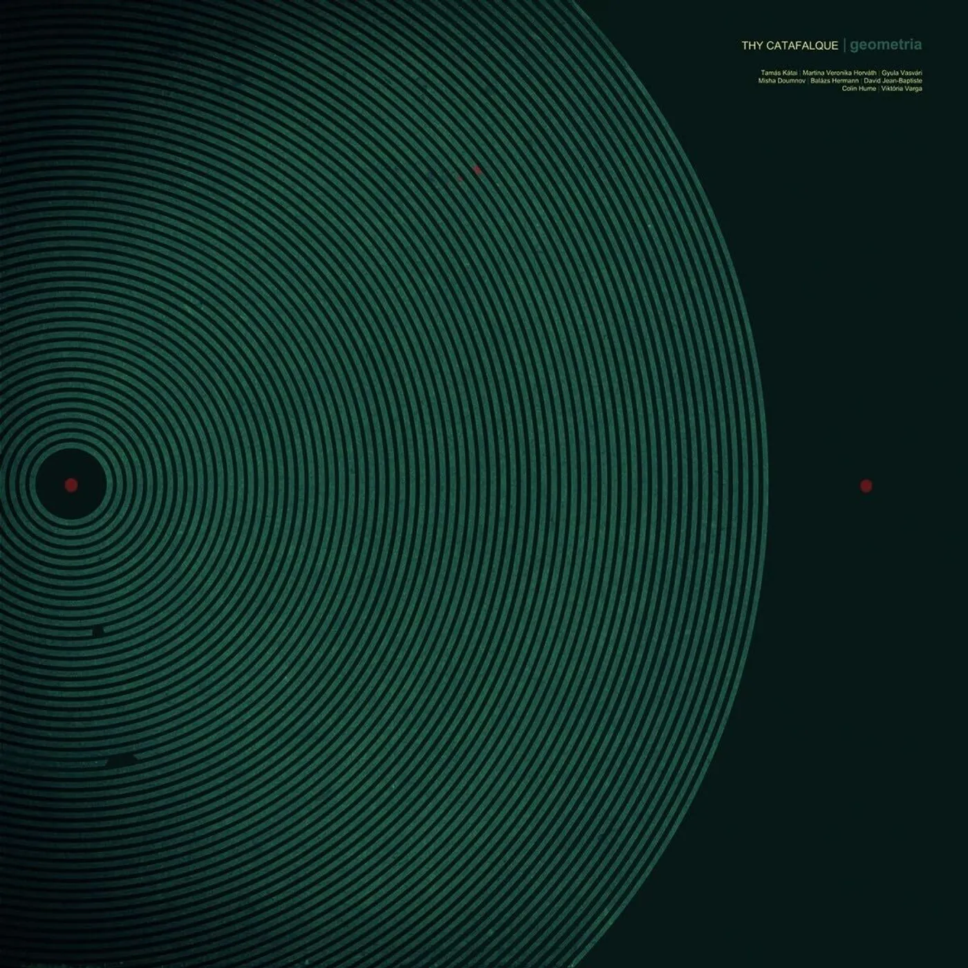 Thy Catafalque LP - Geometria (2018) (Black And Green Sunburst Vinyl)