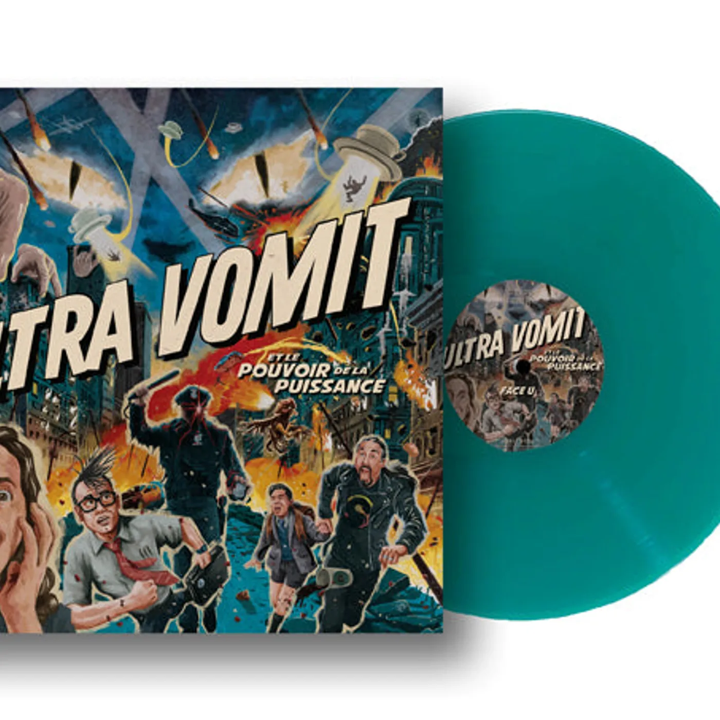 Ultra Vomit LP - Ultra Vomit Et Le Pouvoir De La Puissance (Petrol Transparent) (Vinyl)