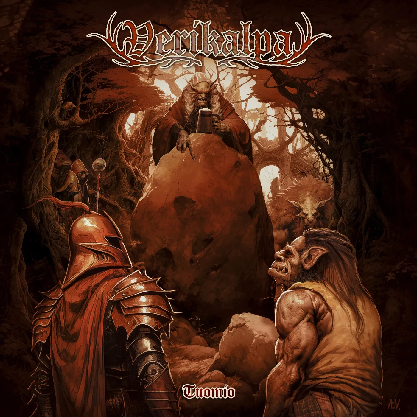 Verikalpa LP - Tuomio (Marbled Red Vinyl)