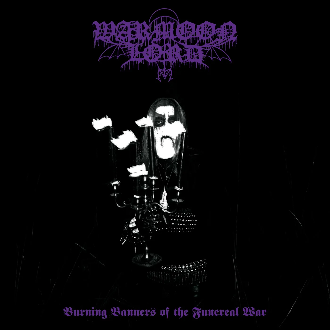 Warmoon Lord LP - Burning Banners Of The Funeral War (Black Or Purple) (Vinyl)