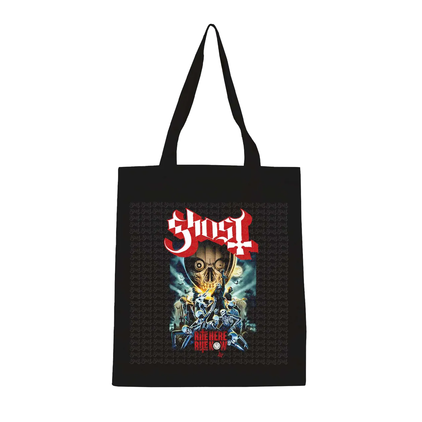 Rocksax Ghost Tote Bag - Rite Here, Rite Now