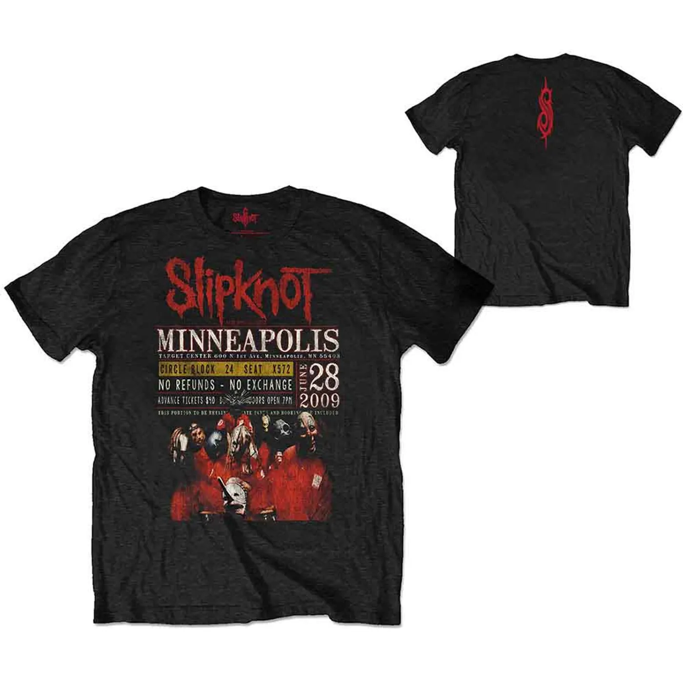 Slipknot T Shirt - Minneapolis '09
