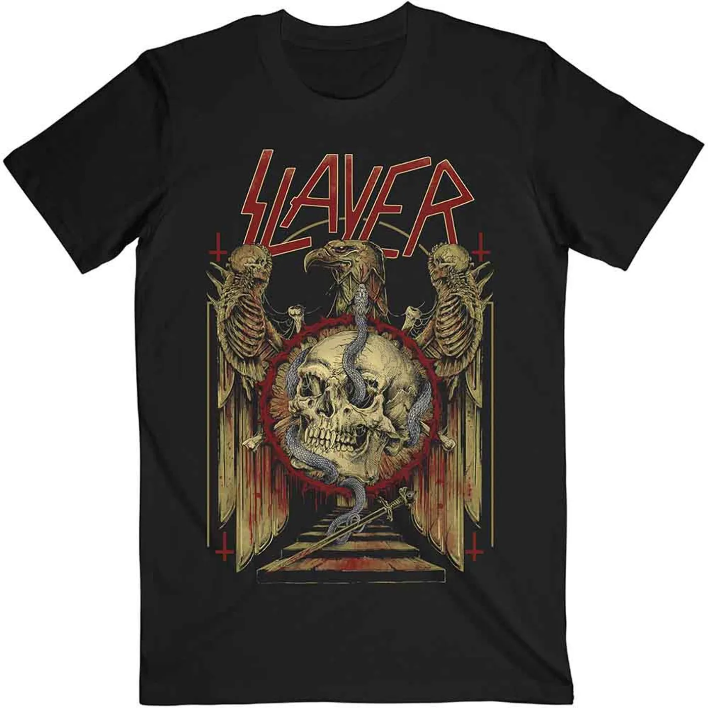 Slayer T Shirt - Eagle & Serpent
