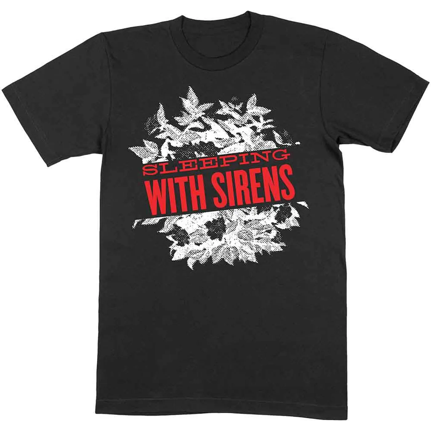 Sleeping With Sirens T Shirt - Floral