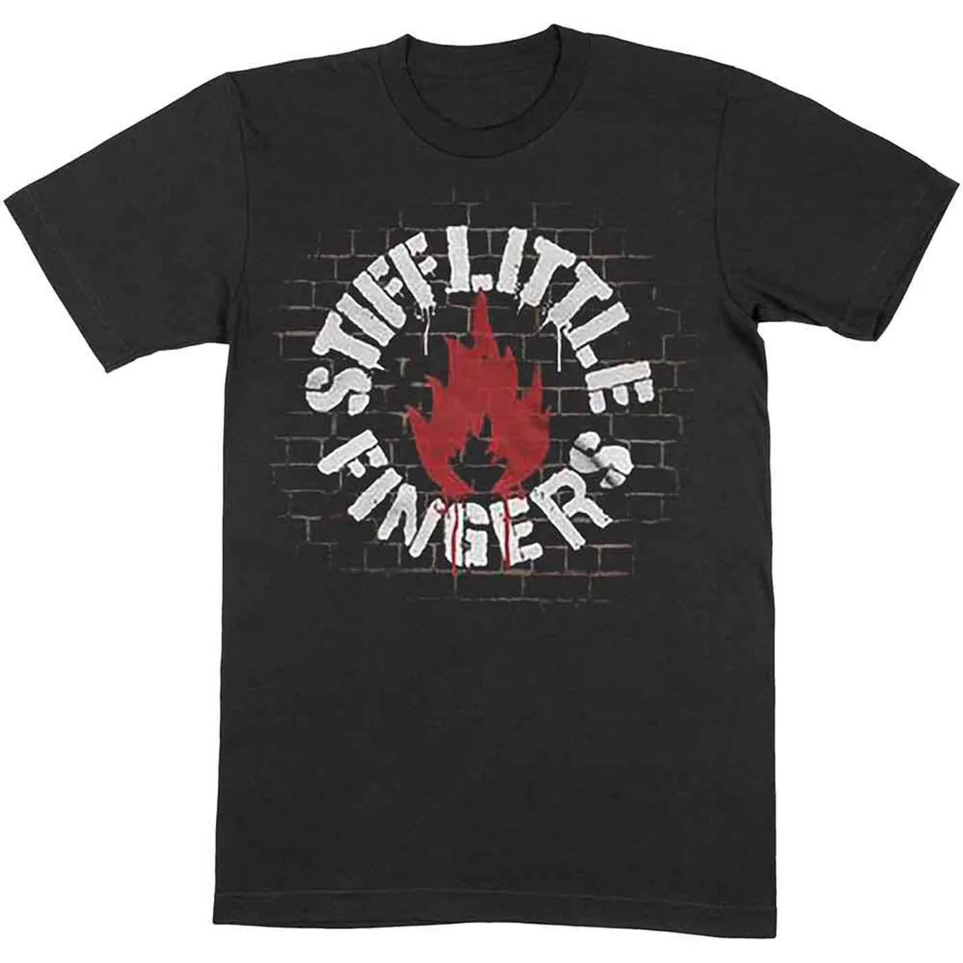 Stiff Little Fingers T Shirt - Wall