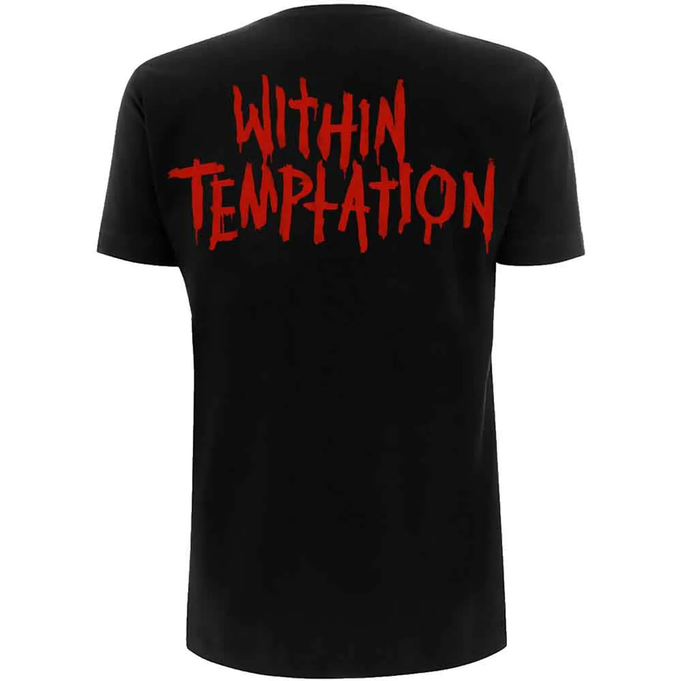 Within Temptation Woman's T Shirt - Purge Outline (Red Face)
