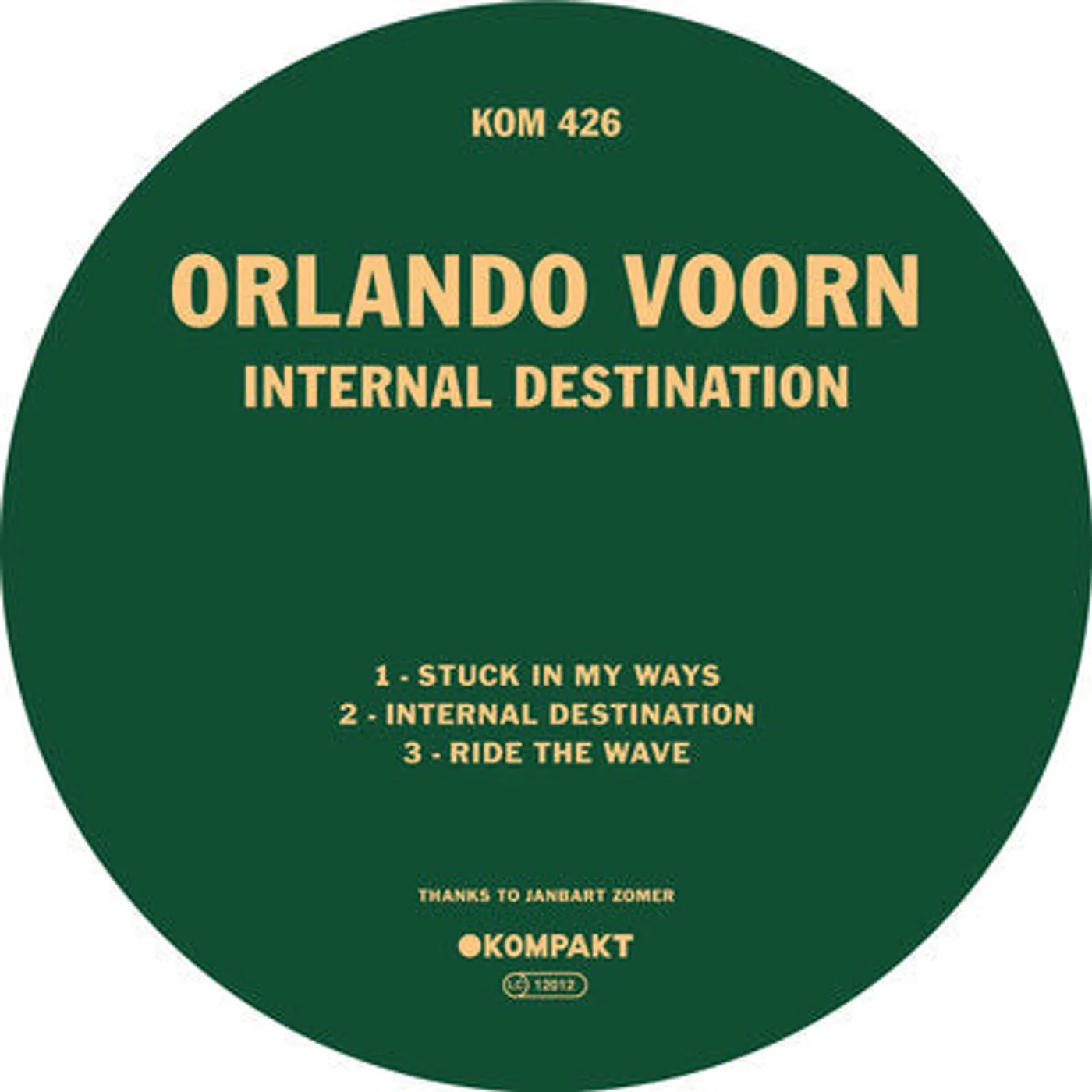 Orlando Voorn LP - Internal Destination: (Vinyl)
