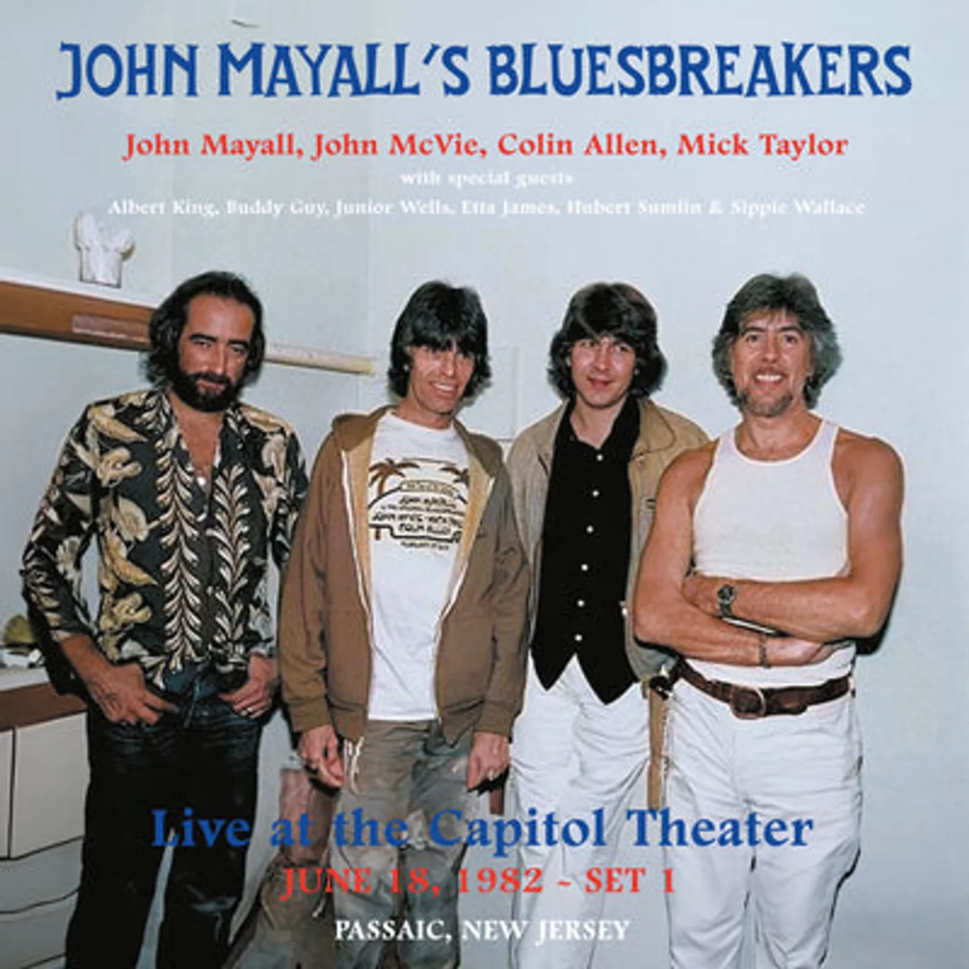 John Mayall & The Bluesbreakers 19224 LP - Live at the Capitol Theater, June 18, 1982 - Set 1: Passaic, New Jersey