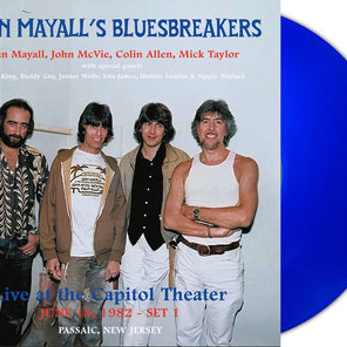 John Mayall & The Bluesbreakers 19224 LP - Live at the Capitol Theater, June 18, 1982 - Set 1: Passaic, New Jersey