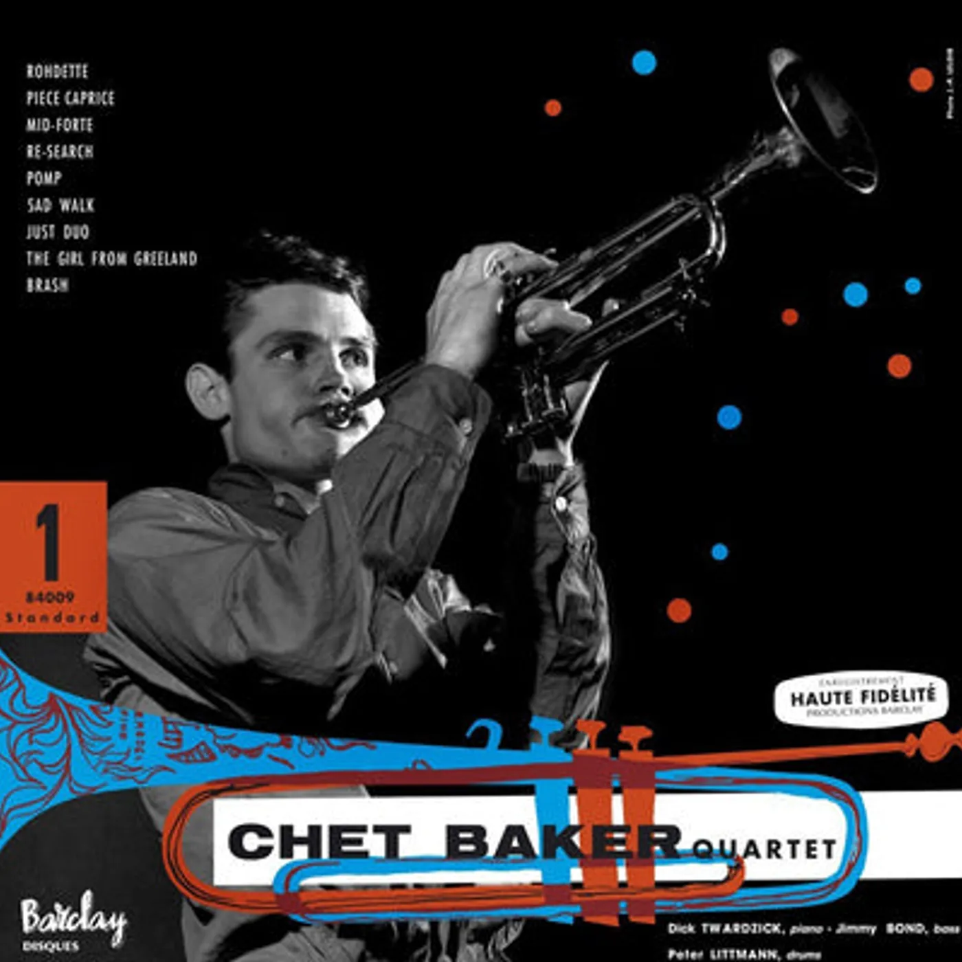 Chet Baker Quartet LP - Chet Baker in Paris- Volume 1 (Vinyl)