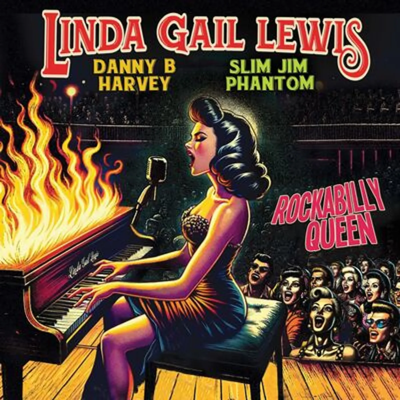 Linda Gail Lewis LP - Rockabilly Queen (Vinyl)