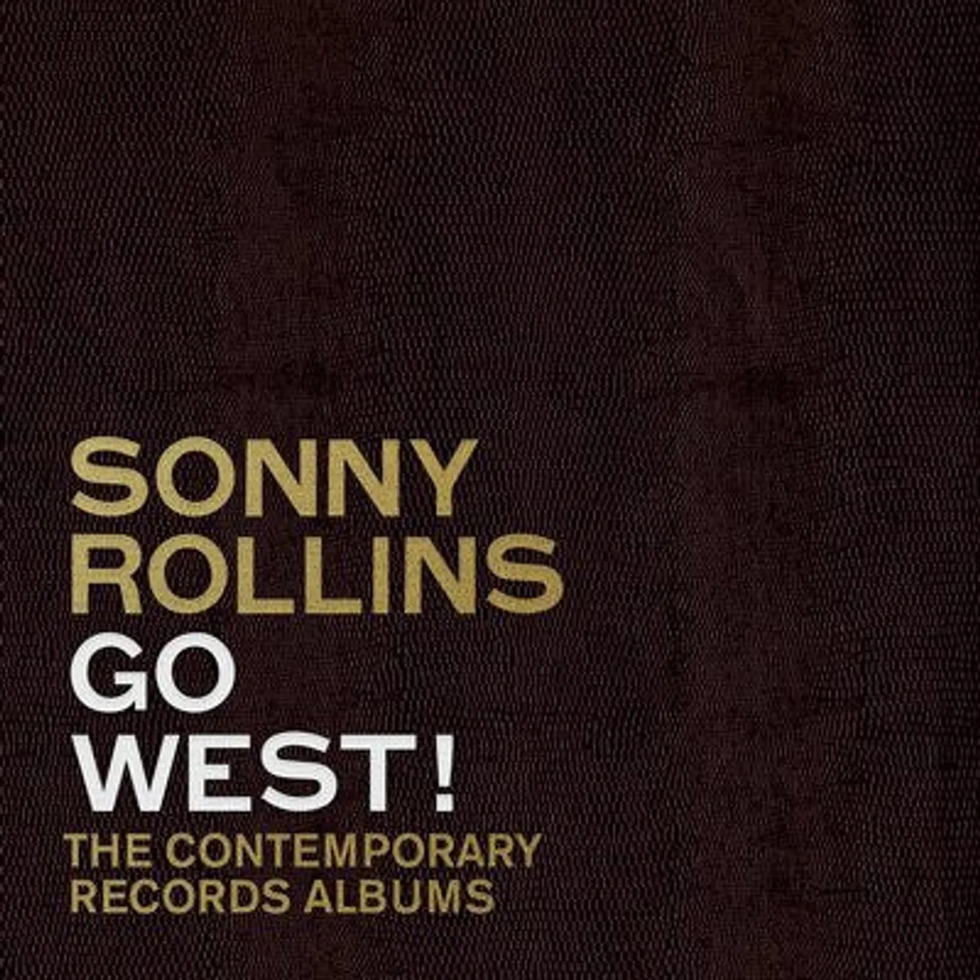Sonny Rollins LP - Go West!: The Contemporary Records Albums (Vinyl)