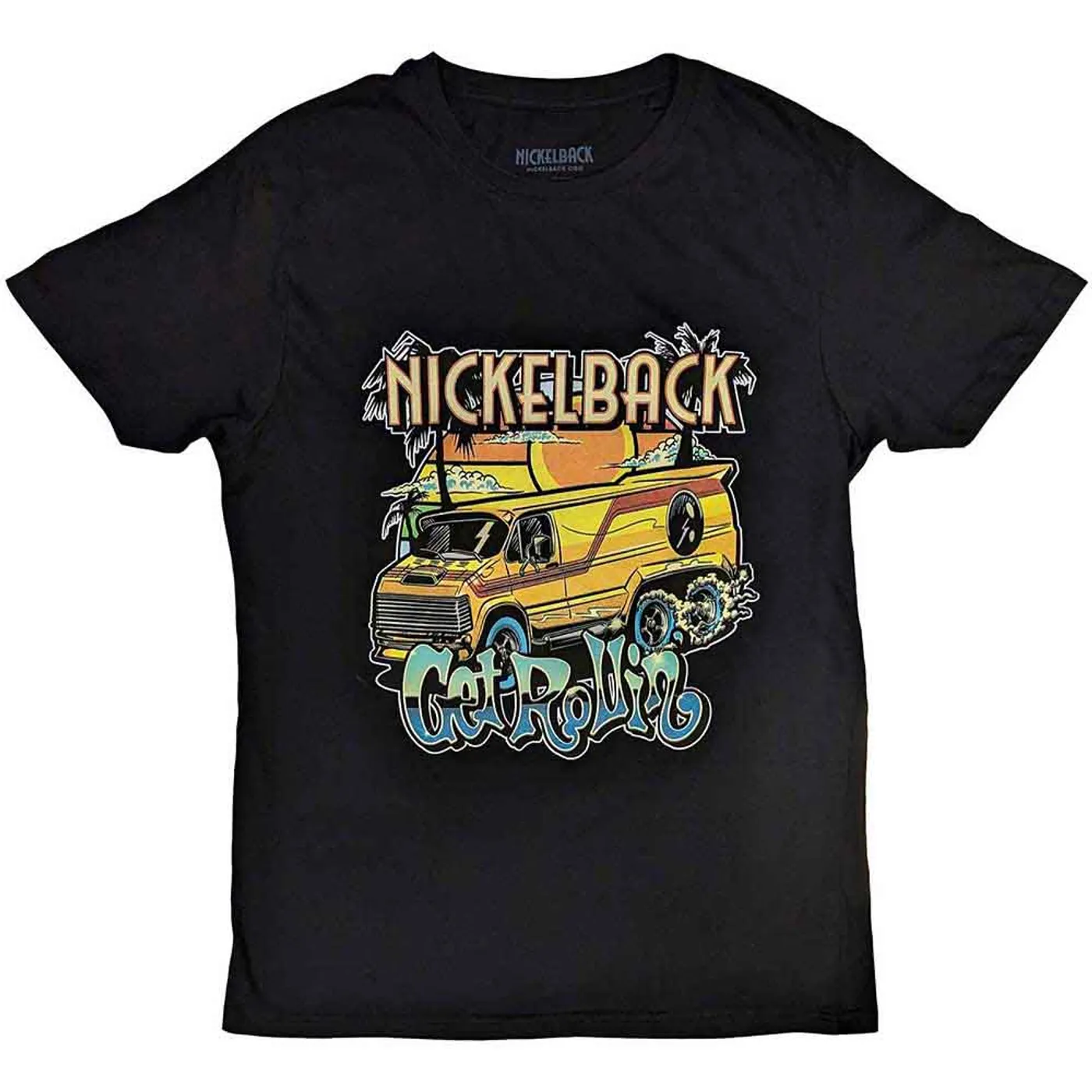 Nickelback T Shirt - Get Rollin'
