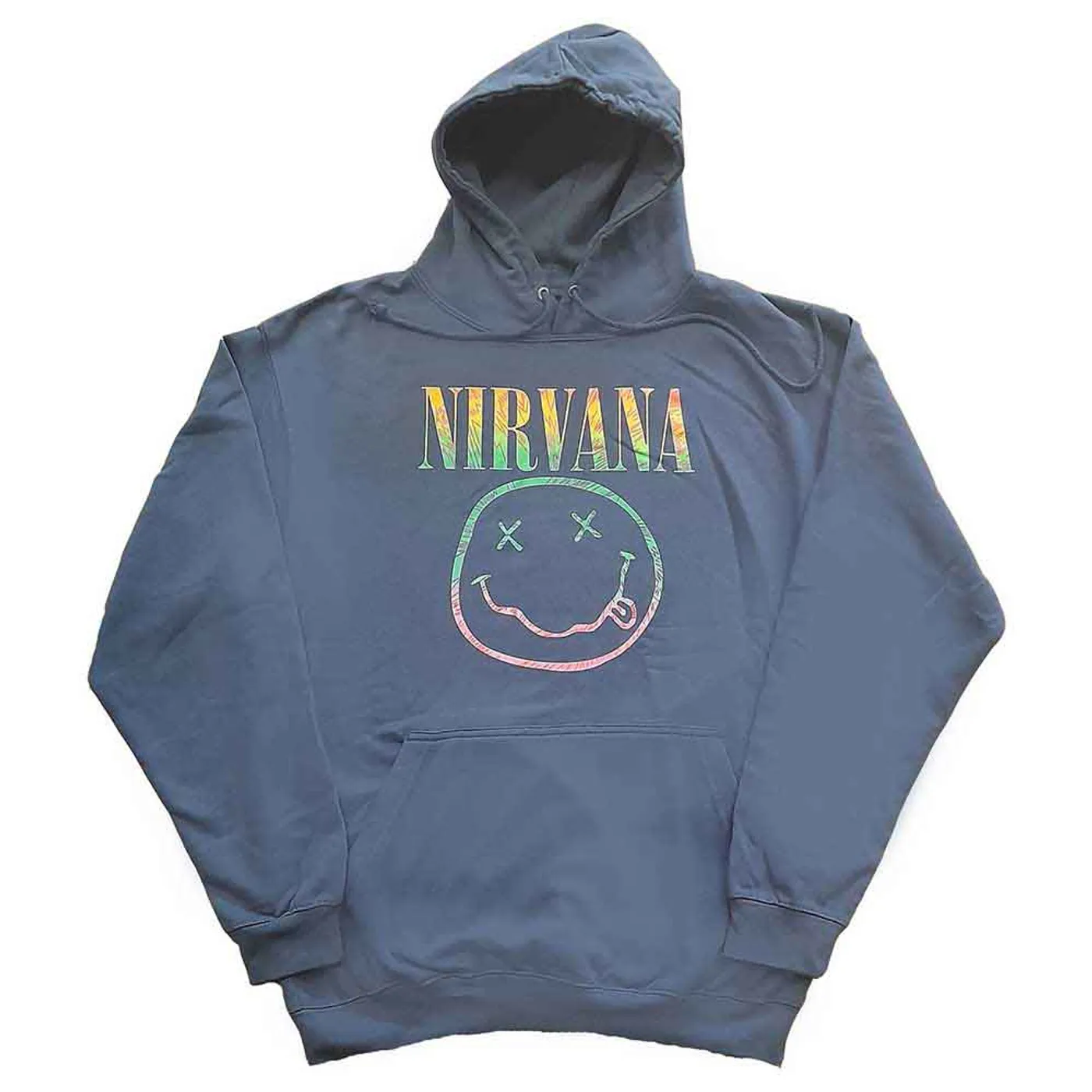 Nirvana Pullover Hoodie - Sorbet Ray Happy Face