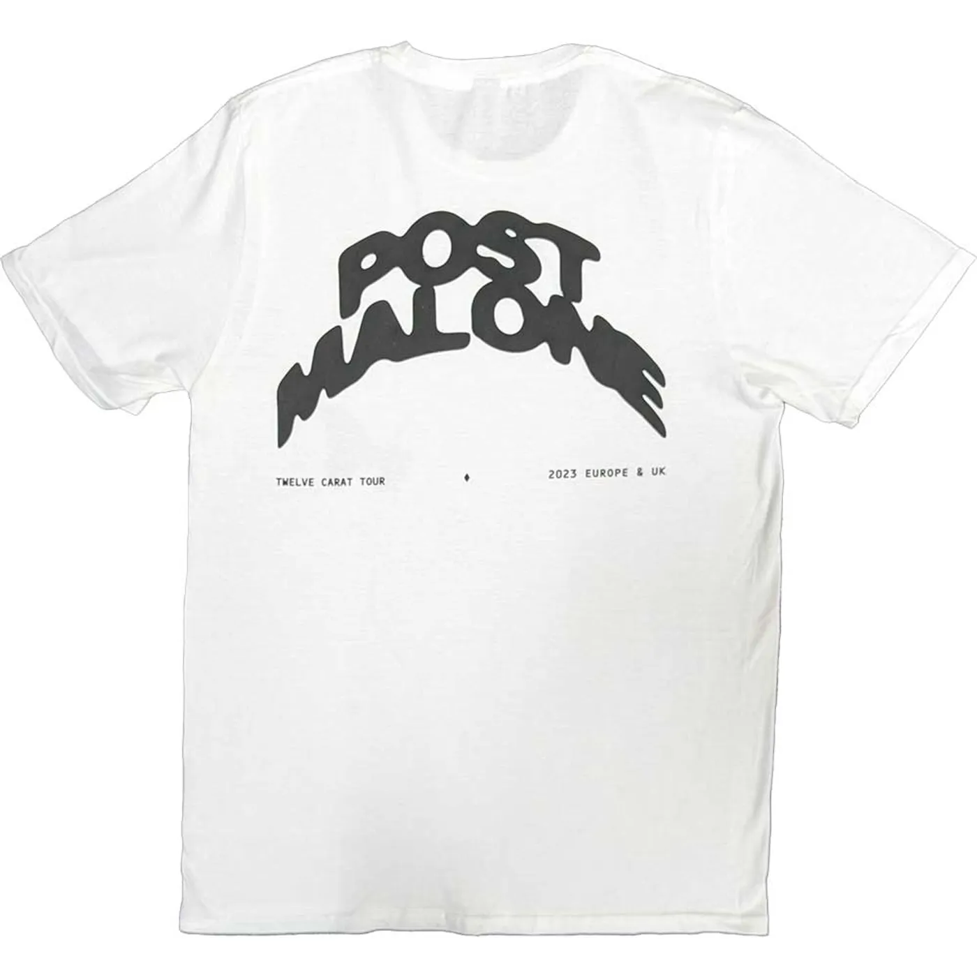 Post Malone T Shirt - Curved Logo 2023 Tour