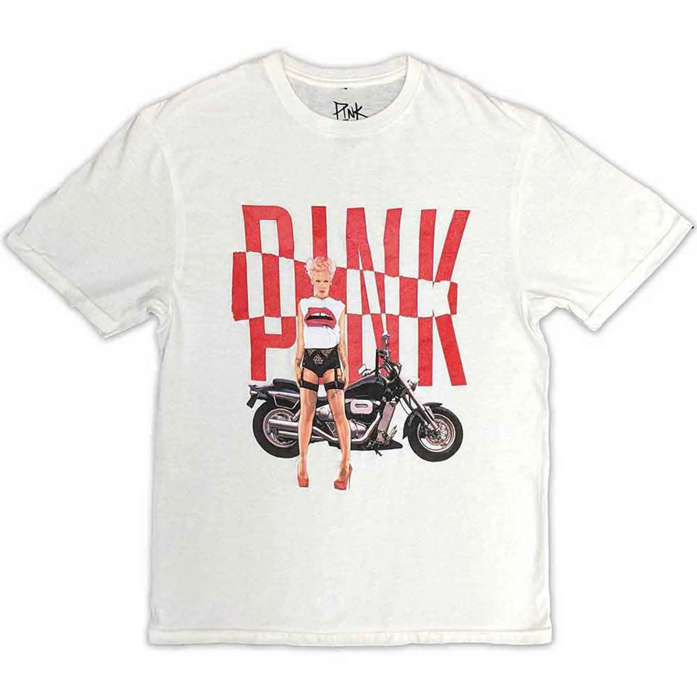 P!nk T Shirt - Motorbike
