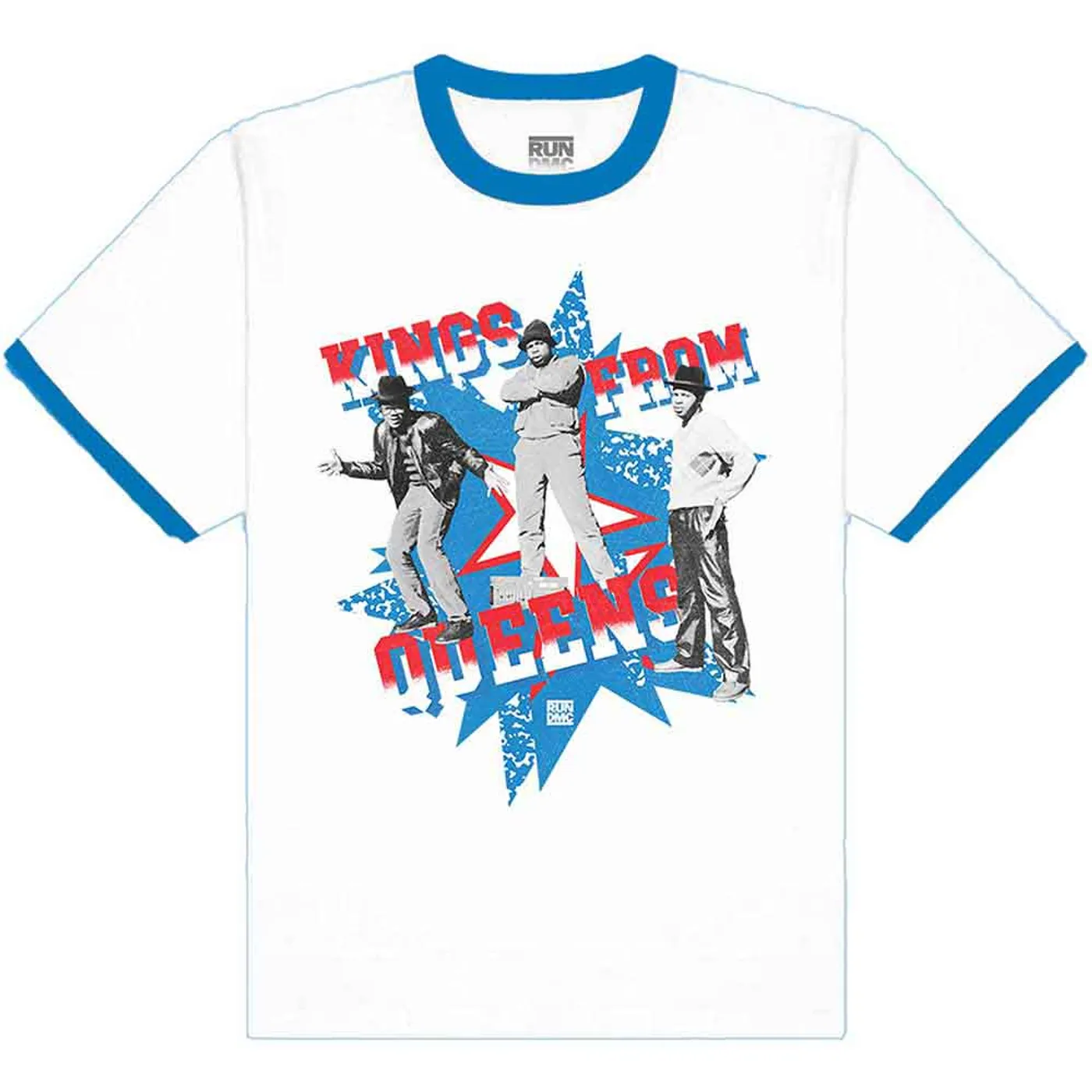 Run DMC T Shirt - Kings From Queens Ringer