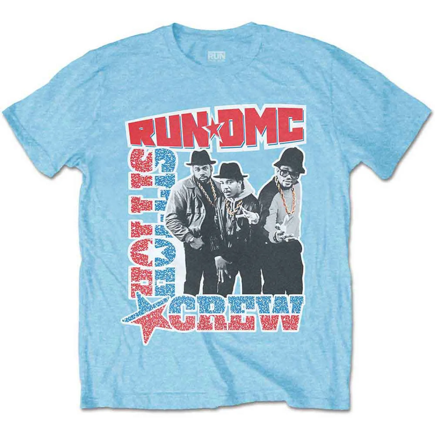 Run DMC T Shirt - Hollis Crew Blue