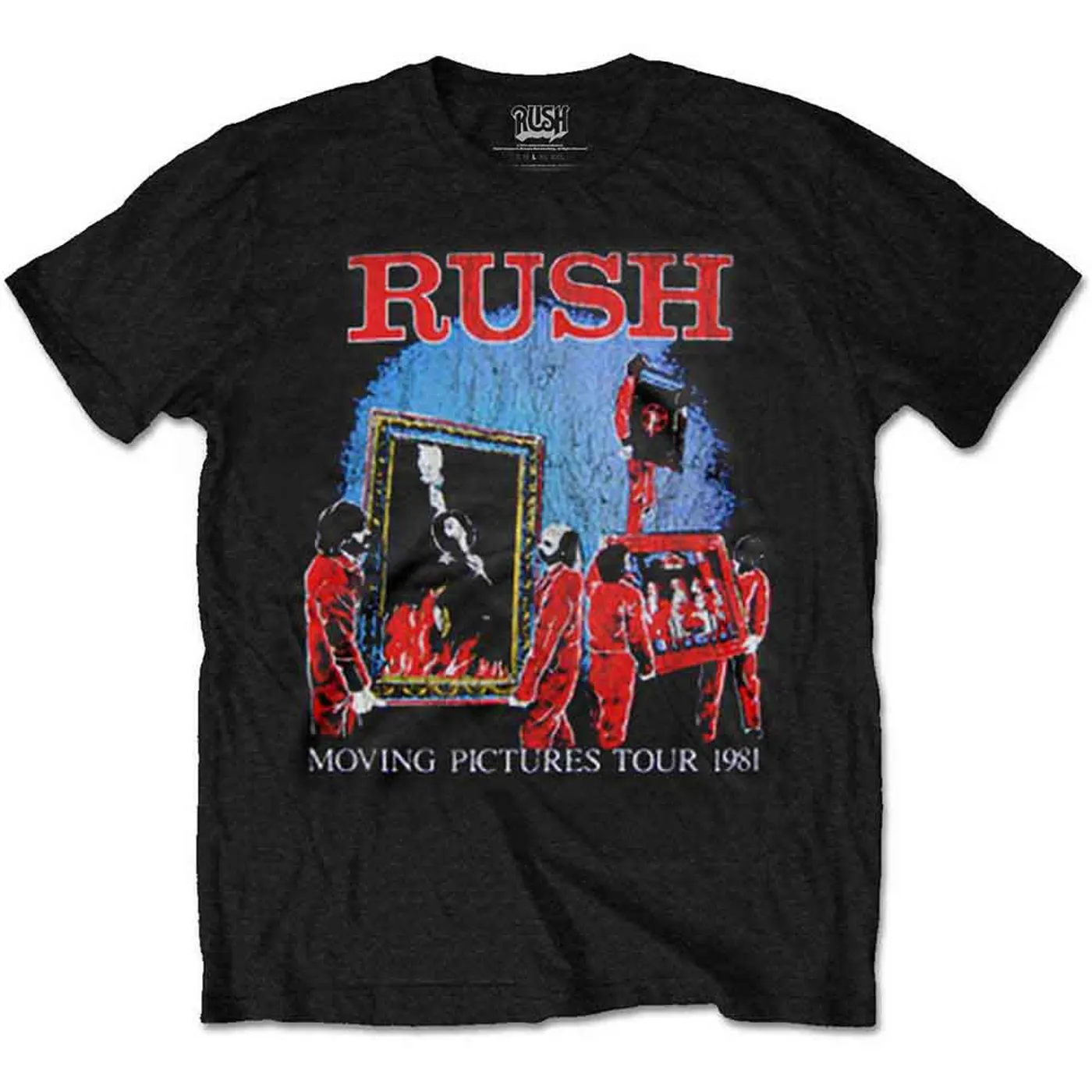 Rush T Shirt - Moving Pictures Tour