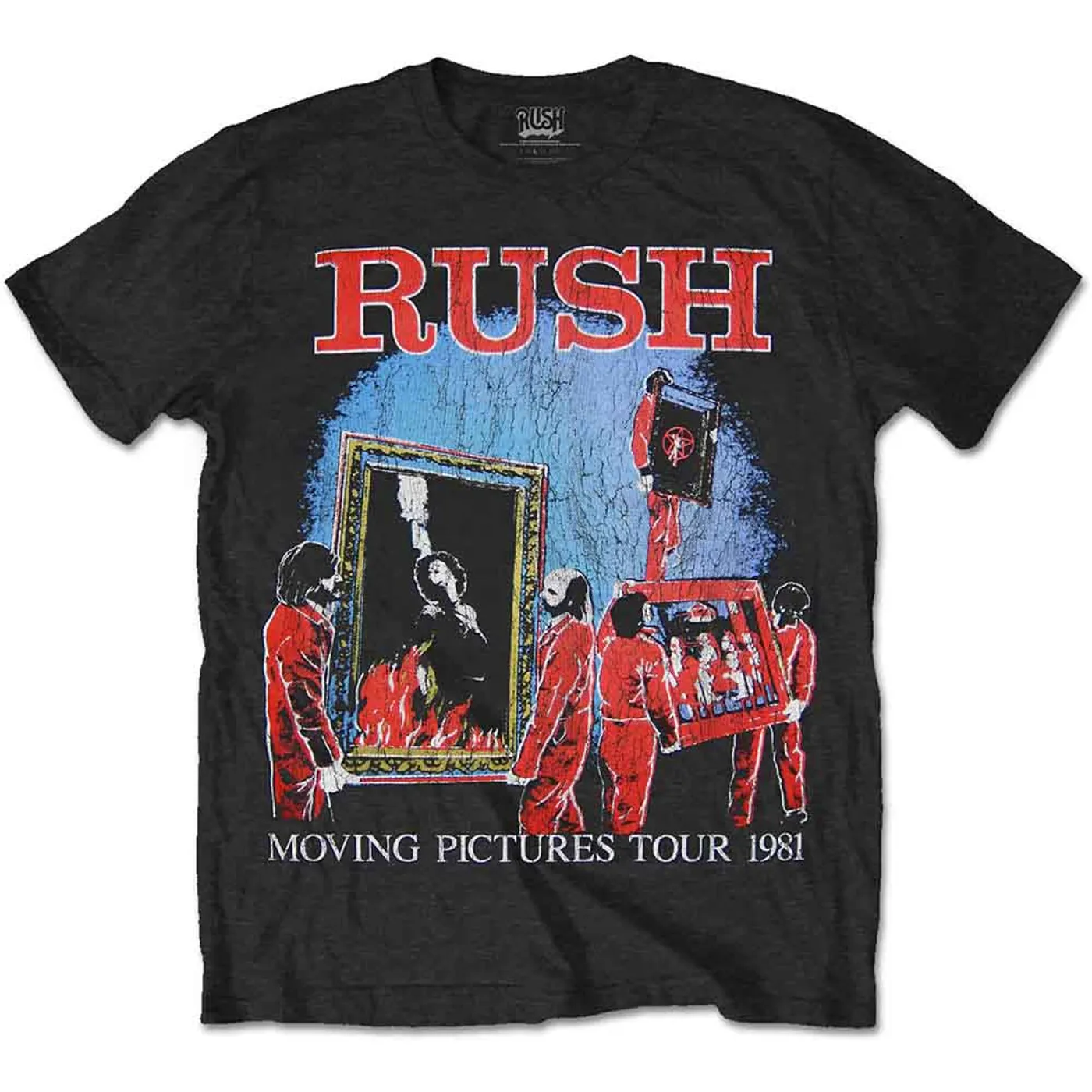 Rush T Shirt - Moving Pictures 1981 Tour