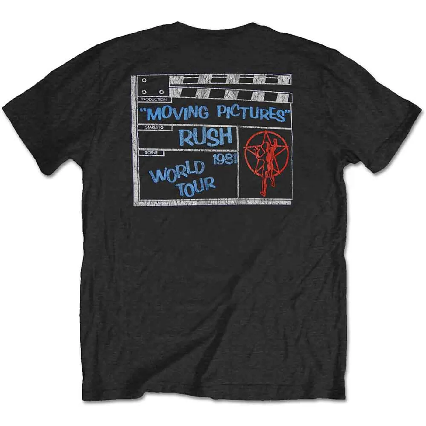 Rush T Shirt - Moving Pictures 1981 Tour