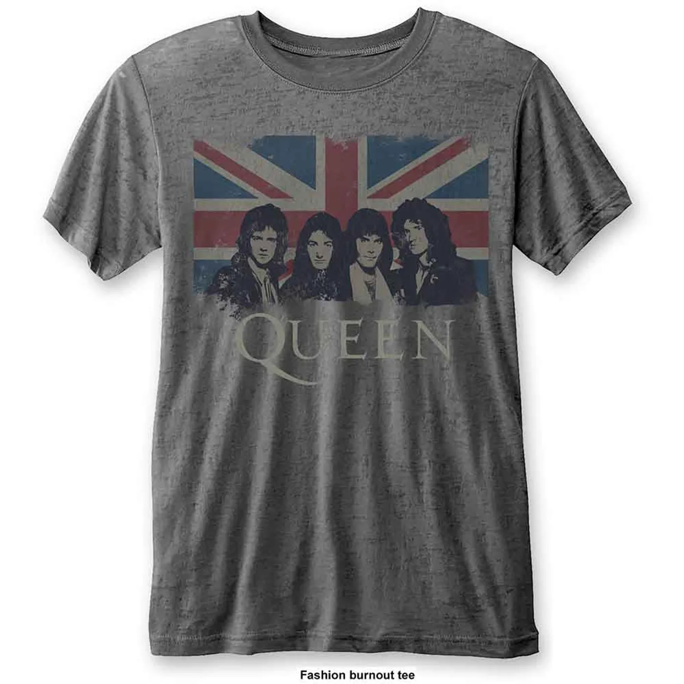 Queen T Shirt - Vtge Union Jack BO