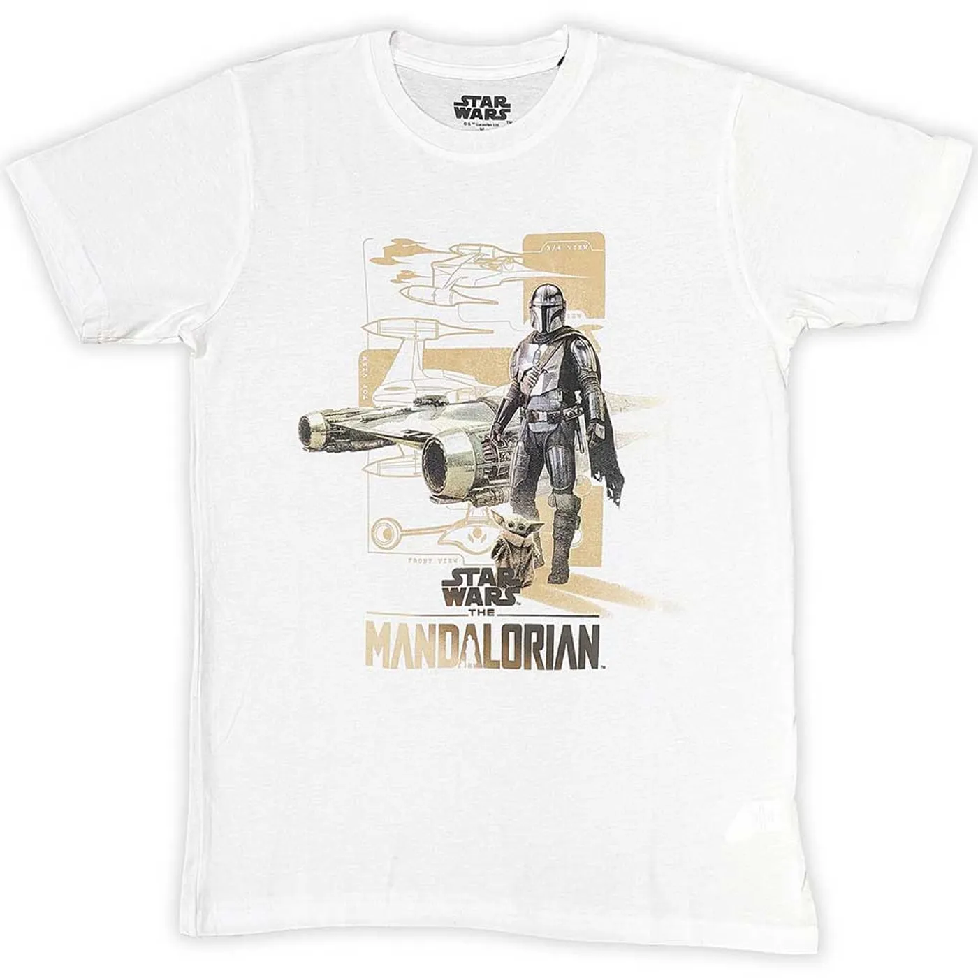 Star Wars T Shirt - The Mandalorian Din & Grogu