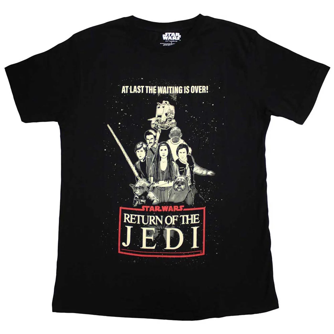 Star Wars T Shirt - Return Of The Jedi Waiting Is Over