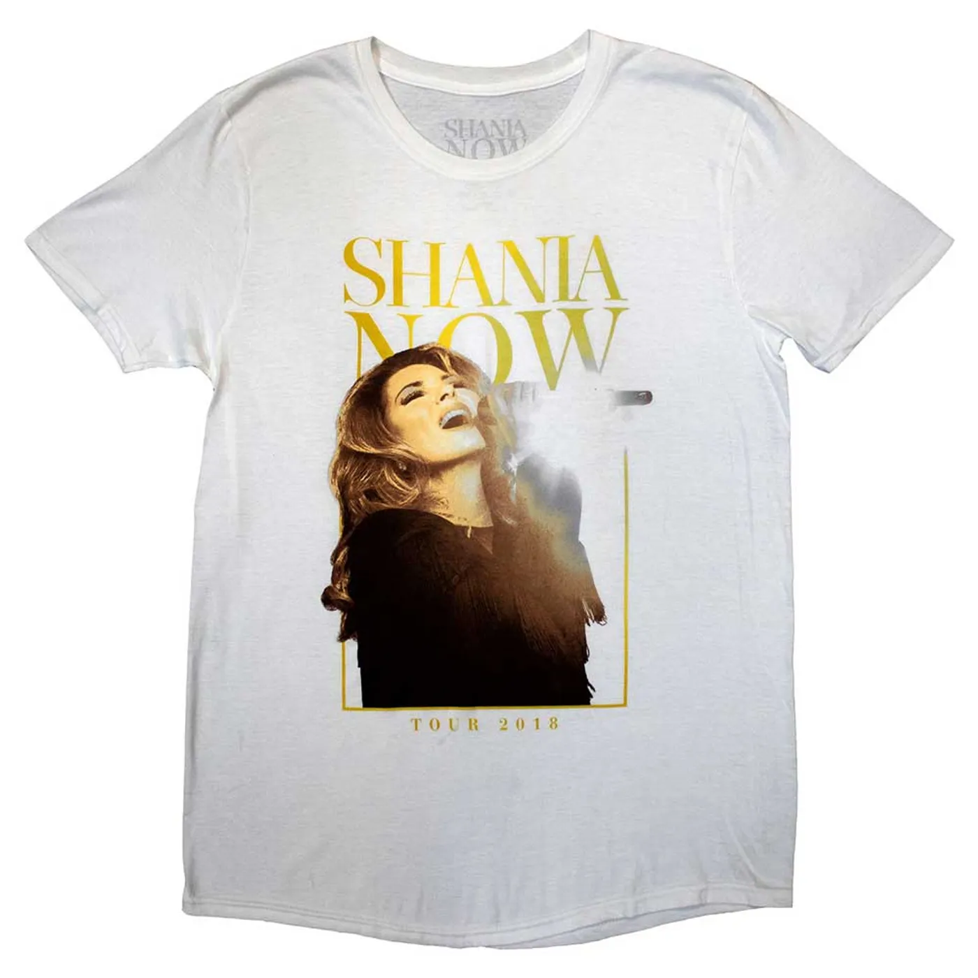 Shania Twain T Shirt - Tour 2018 Mic Photo