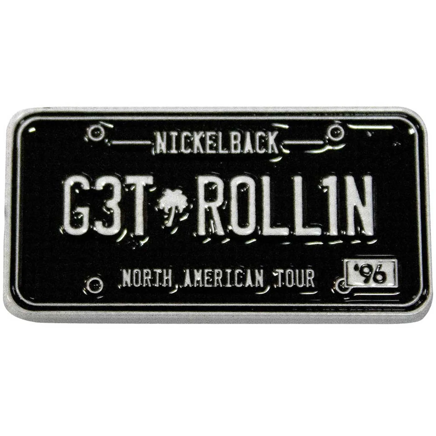 Nickelback Pin Badge - License Plate