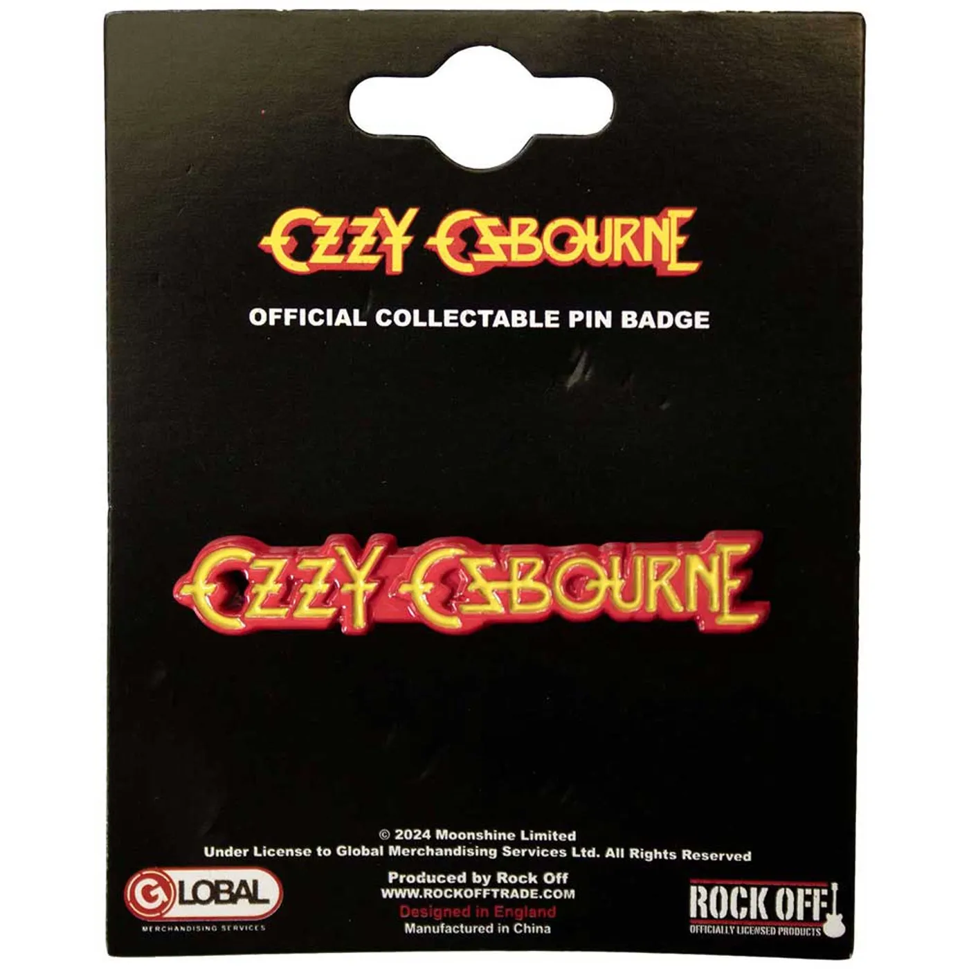 Ozzy Osbourne Pin Badge - Logo
