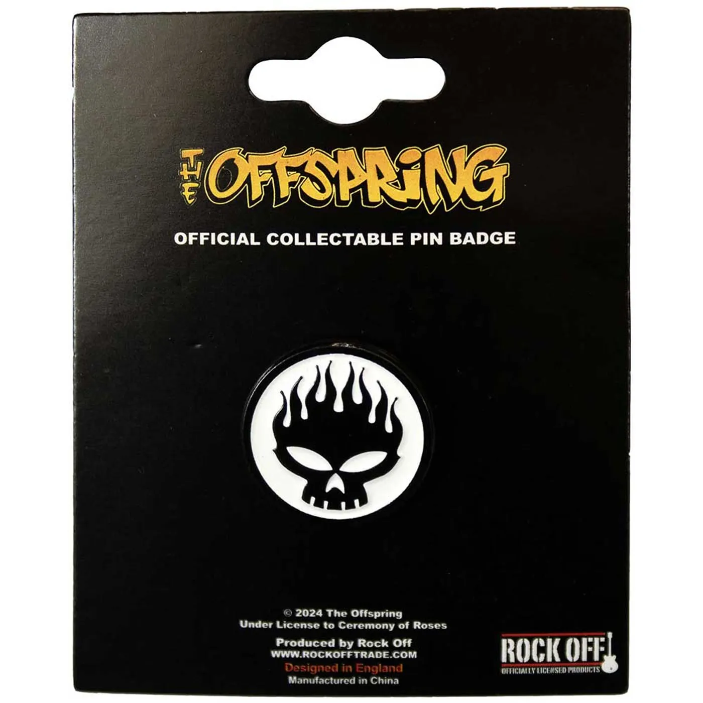 The Offspring Pin Badge - Skull