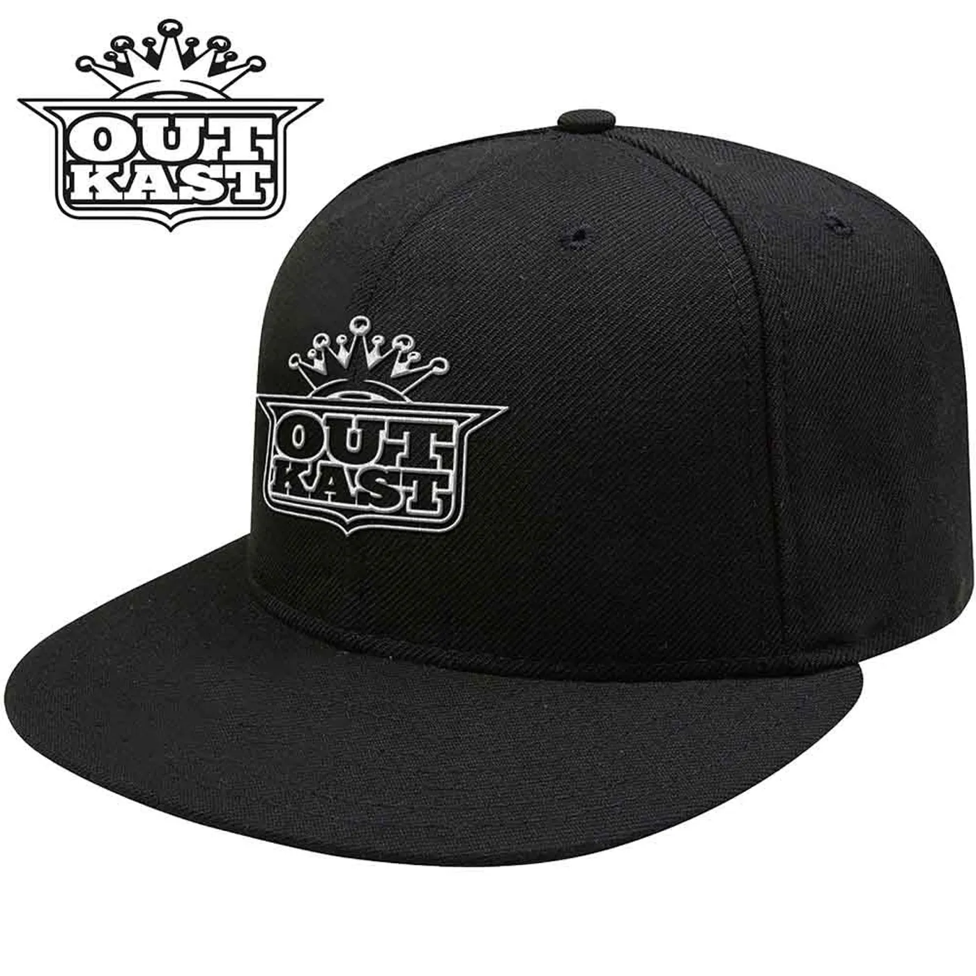Outkast Baseball Cap - White Imperial Crown Logo