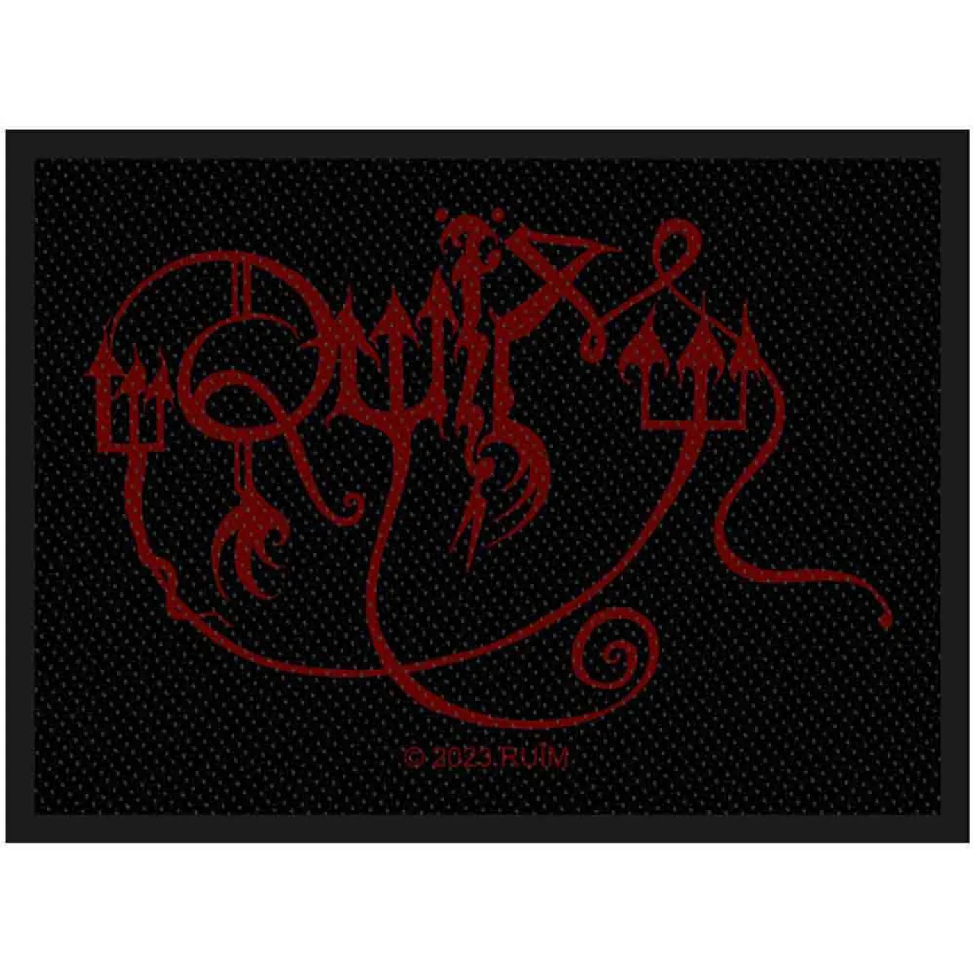 Ruim Patches - Woven Sew On - Black Royal Spiritism