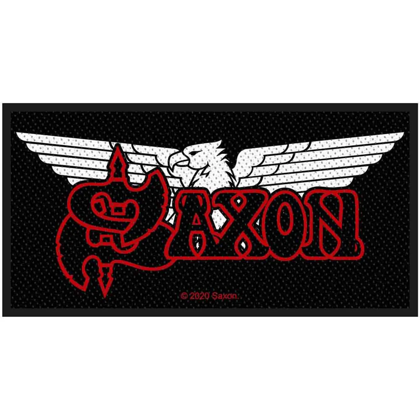 Saxon Patches - Woven Sew On - Logo/Eagle