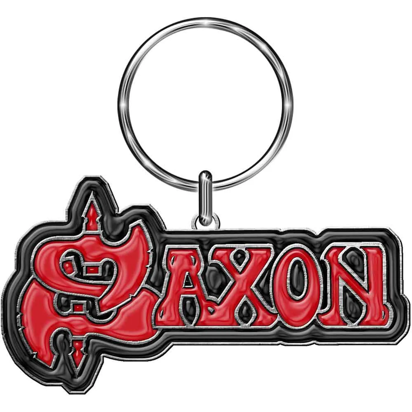 Saxon Standard Keychains - Logo