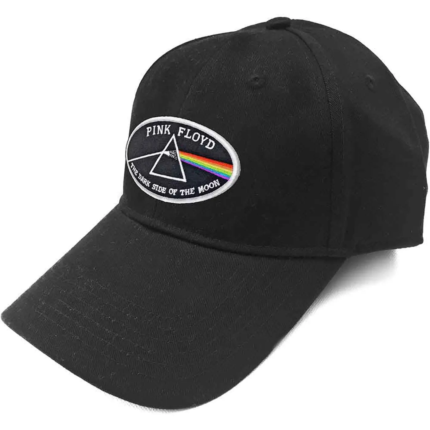 Pink Floyd Baseball Cap - DSOTM Oval White Border