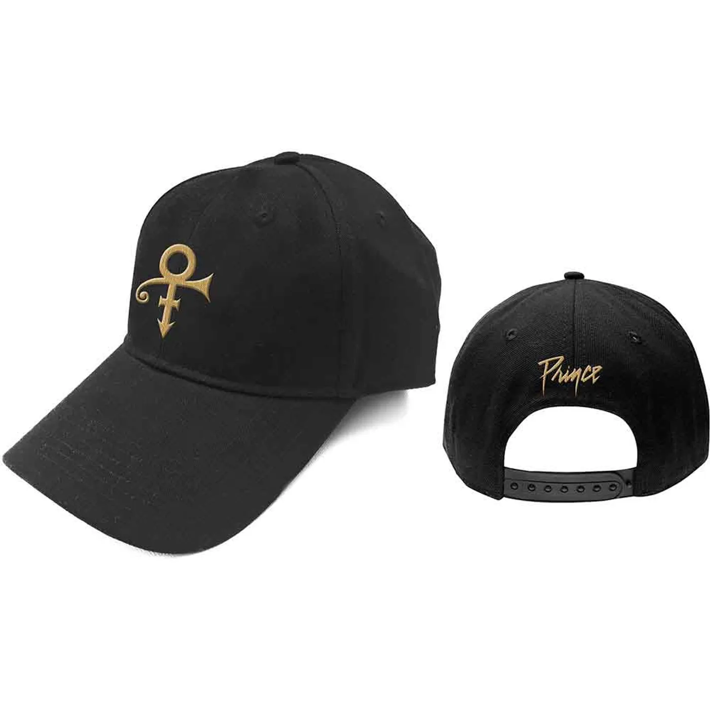 Prince Baseball Cap - Gold Symbol