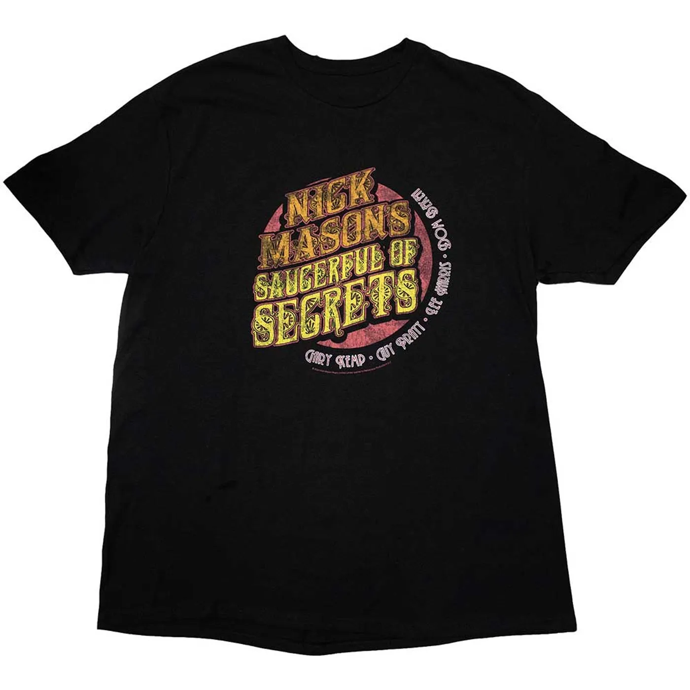 Nick Mason's Saucerful of Secrets T Shirt - Europe Tour 2023