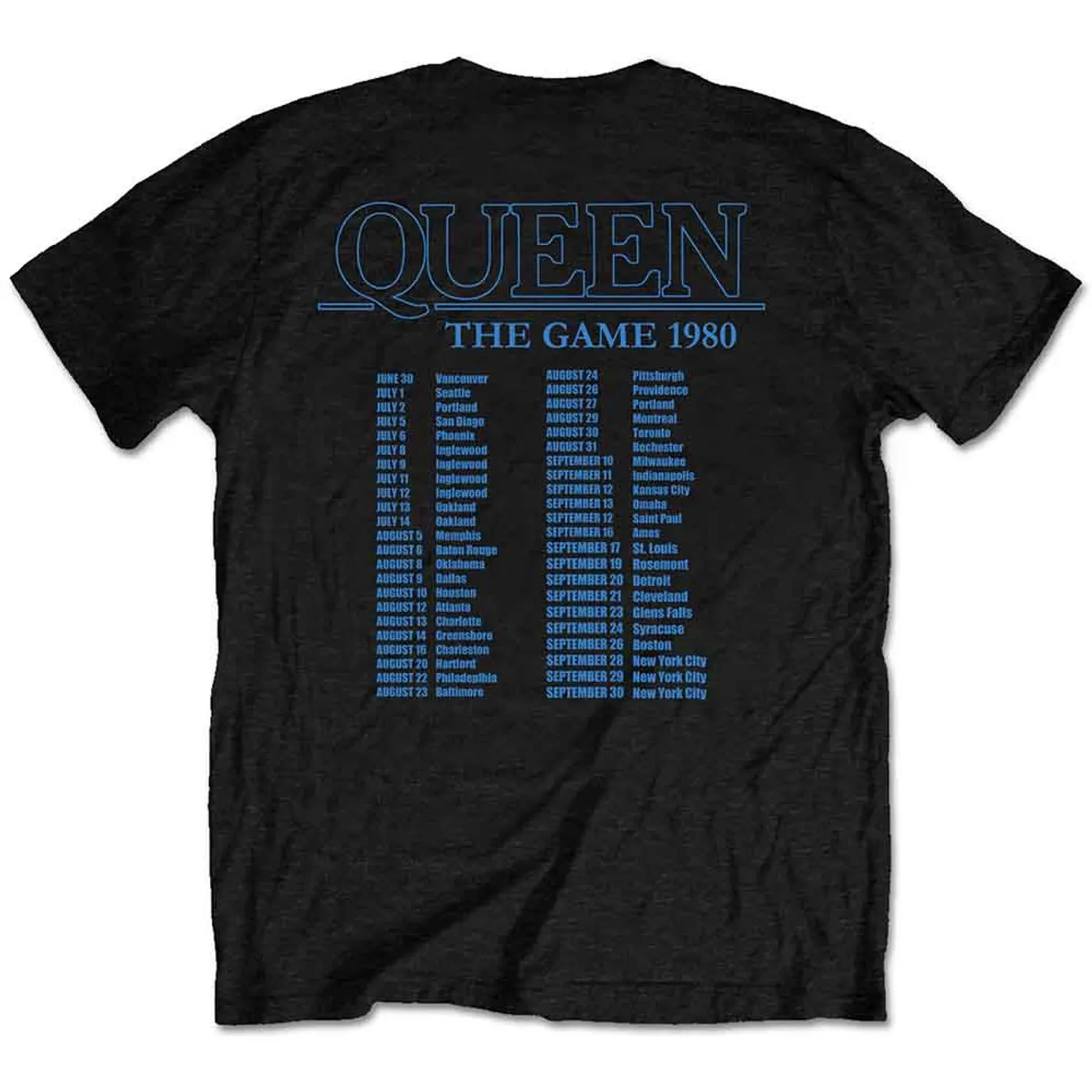 Queen T Shirt - The Game Tour